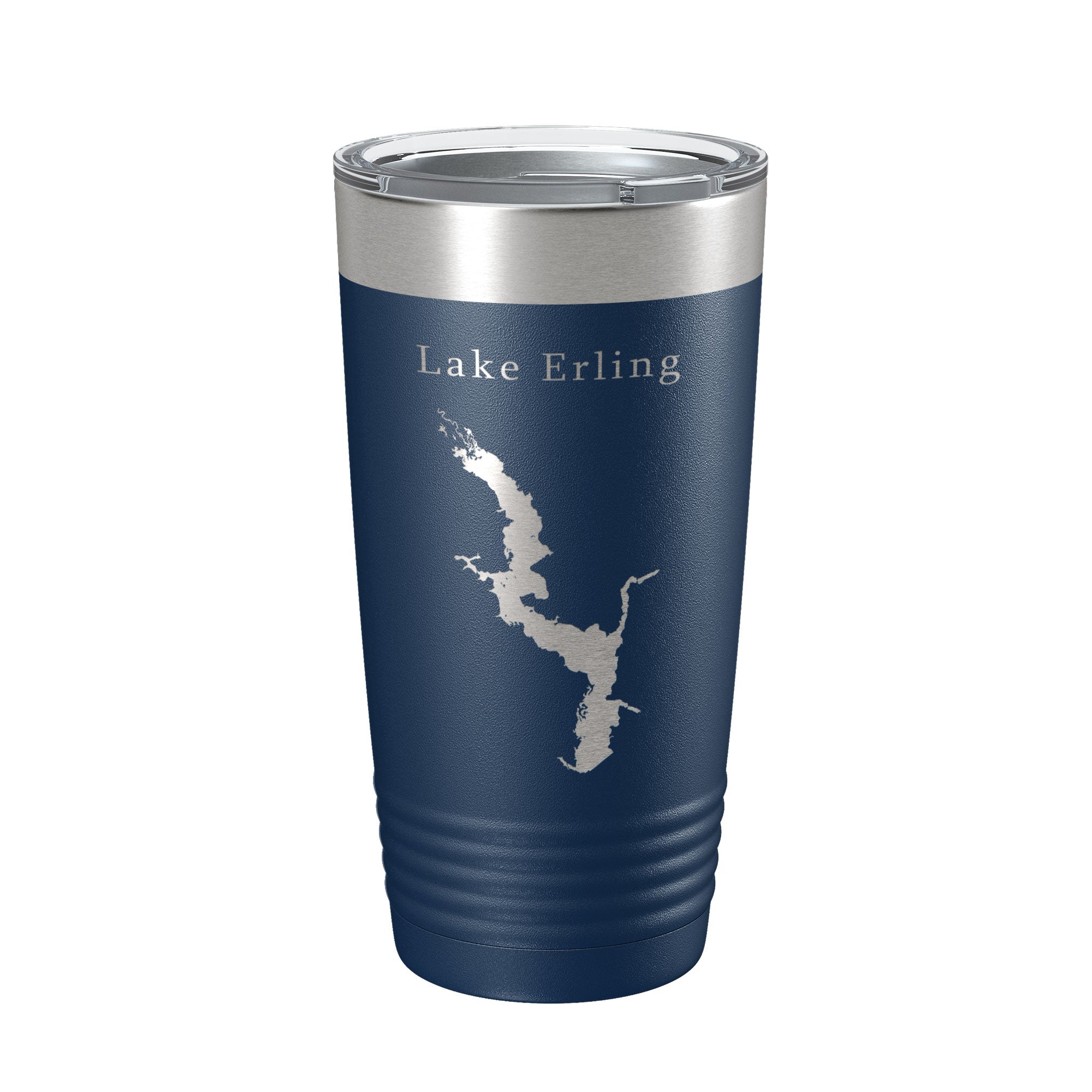 Lake Erling Map Tumbler Travel Mug Insulated Laser Engraved Coffee Cup Arkansas 20 oz