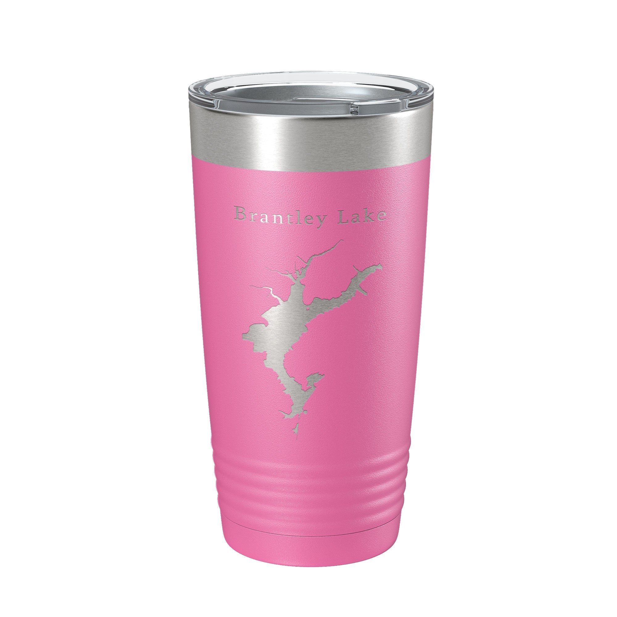 Brantley Lake Map Tumbler Travel Mug Insulated Laser Engraved Coffee Cup New Mexico 20 oz
