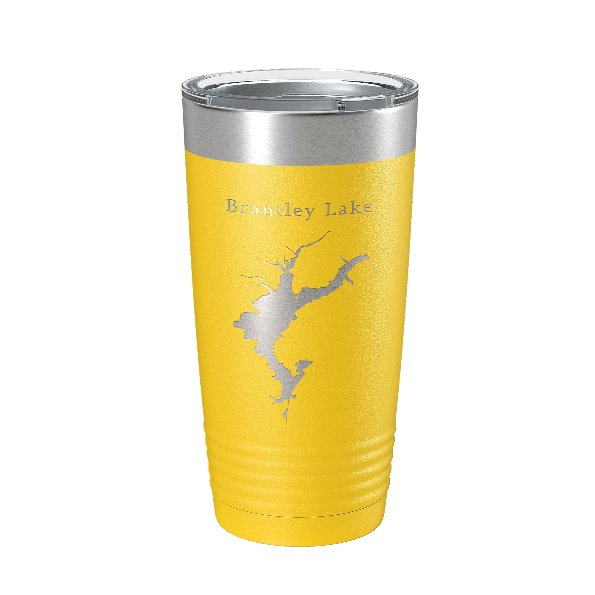 Brantley Lake Map Tumbler Travel Mug Insulated Laser Engraved Coffee Cup New Mexico 20 oz
