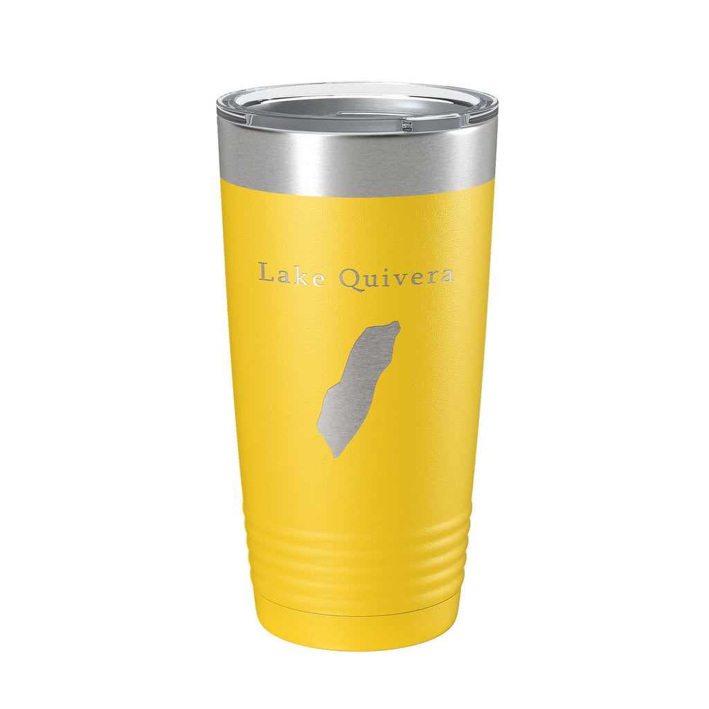 Lake Quivera Map Tumbler Travel Mug Insulated Laser Engraved Coffee Cup Colorado 20 oz