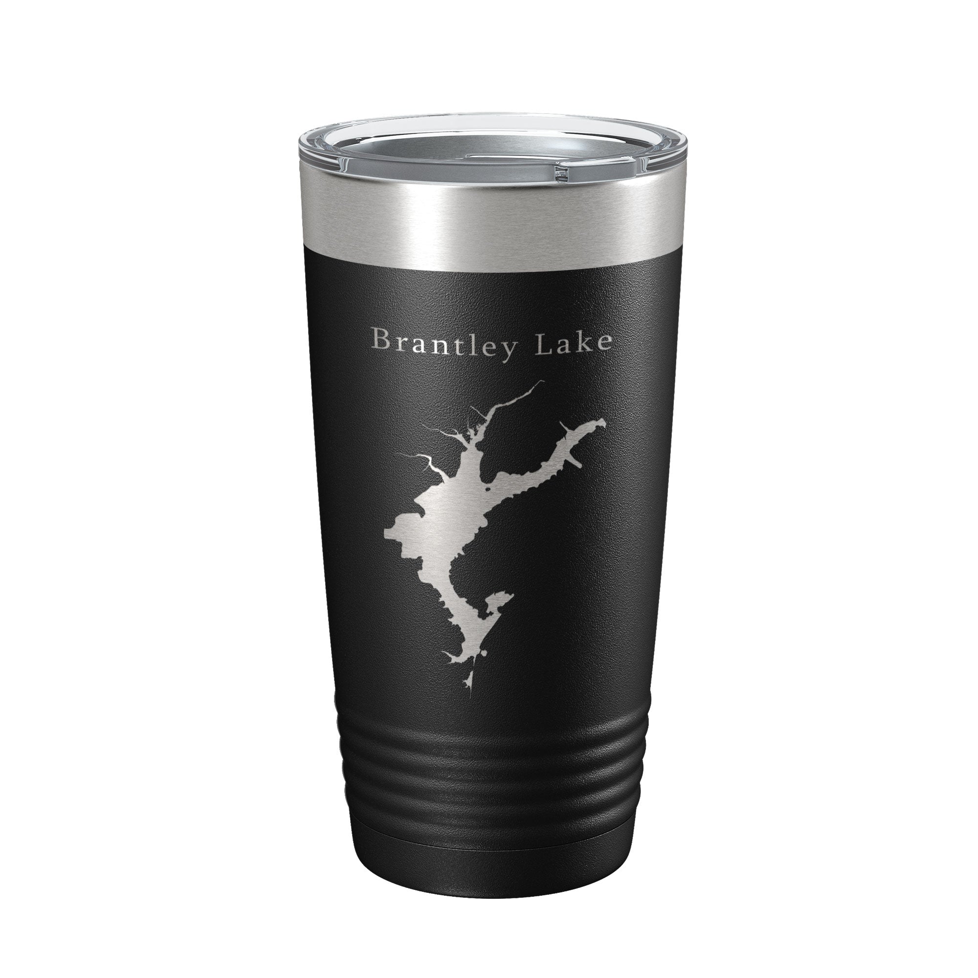 Brantley Lake Map Tumbler Travel Mug Insulated Laser Engraved Coffee Cup New Mexico 20 oz