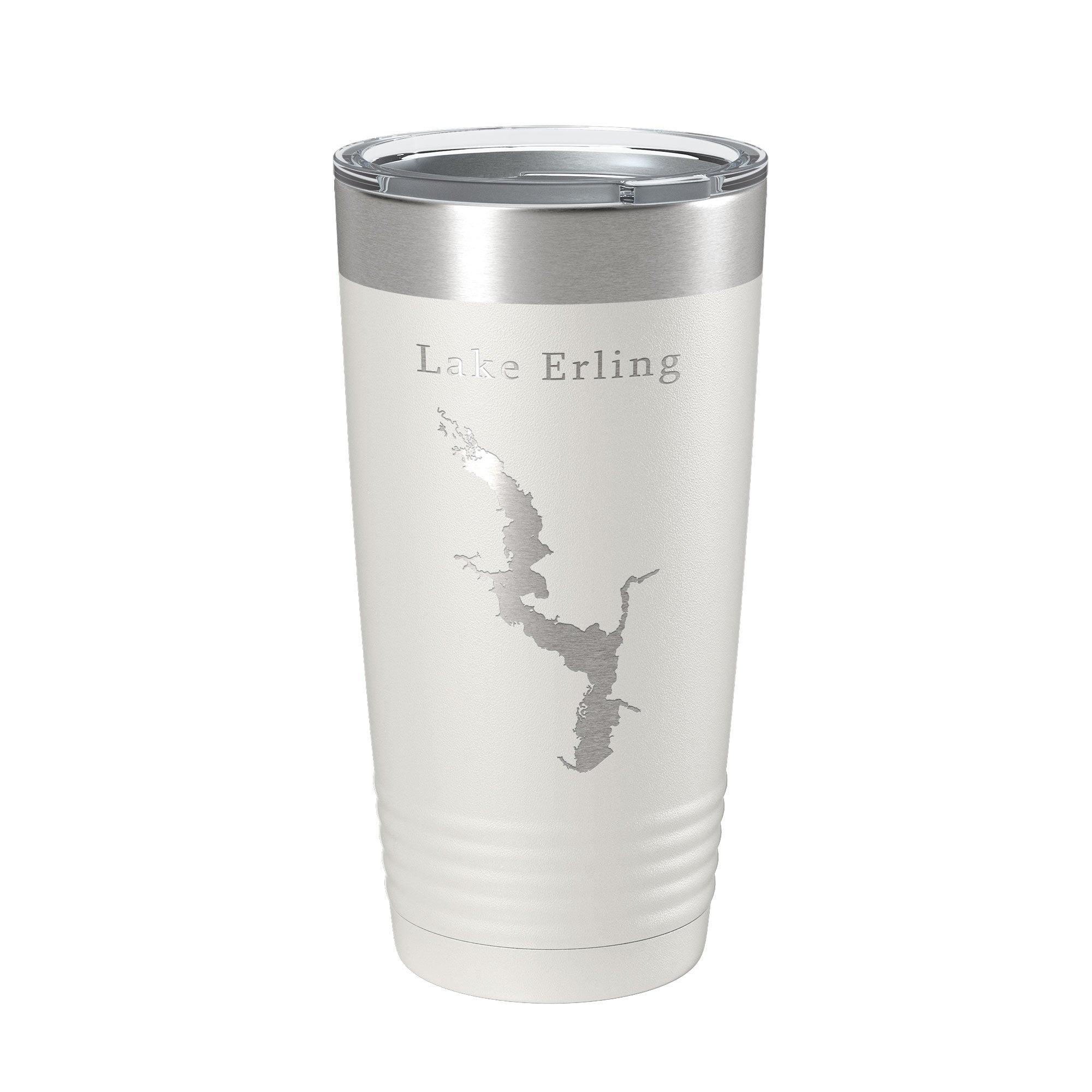 Lake Erling Map Tumbler Travel Mug Insulated Laser Engraved Coffee Cup Arkansas 20 oz