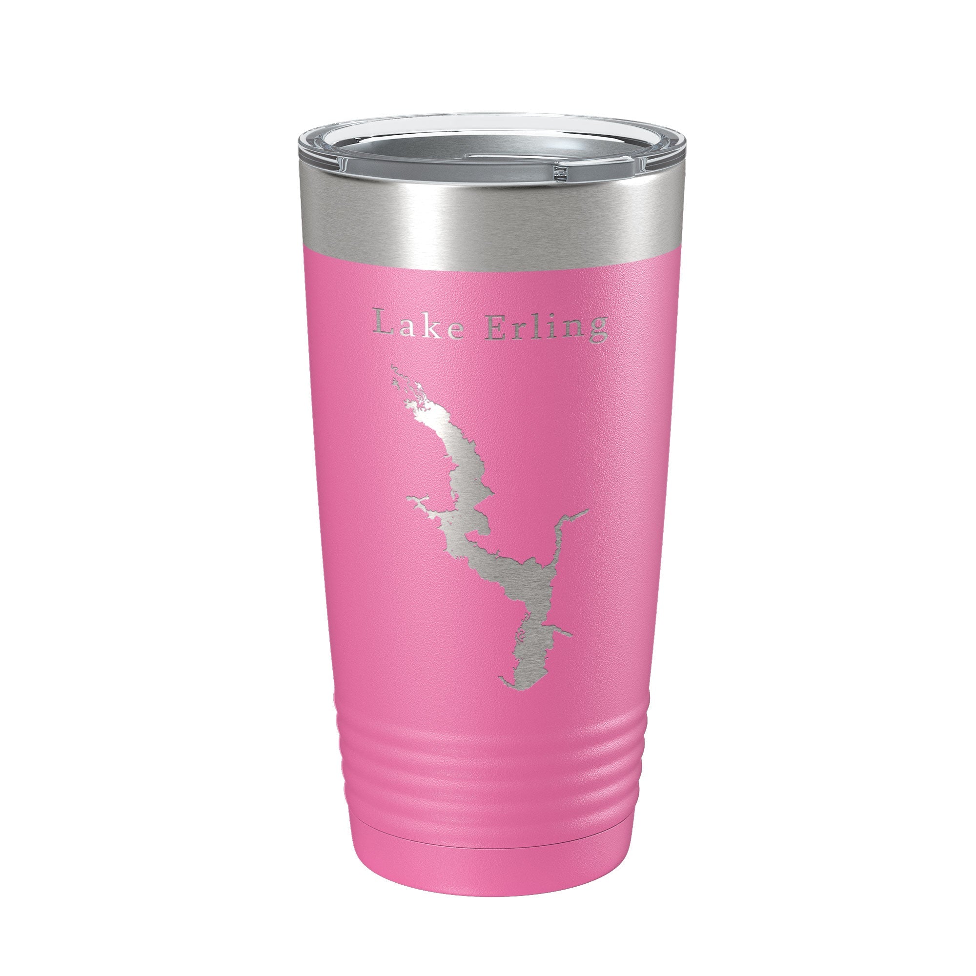 Lake Erling Map Tumbler Travel Mug Insulated Laser Engraved Coffee Cup Arkansas 20 oz