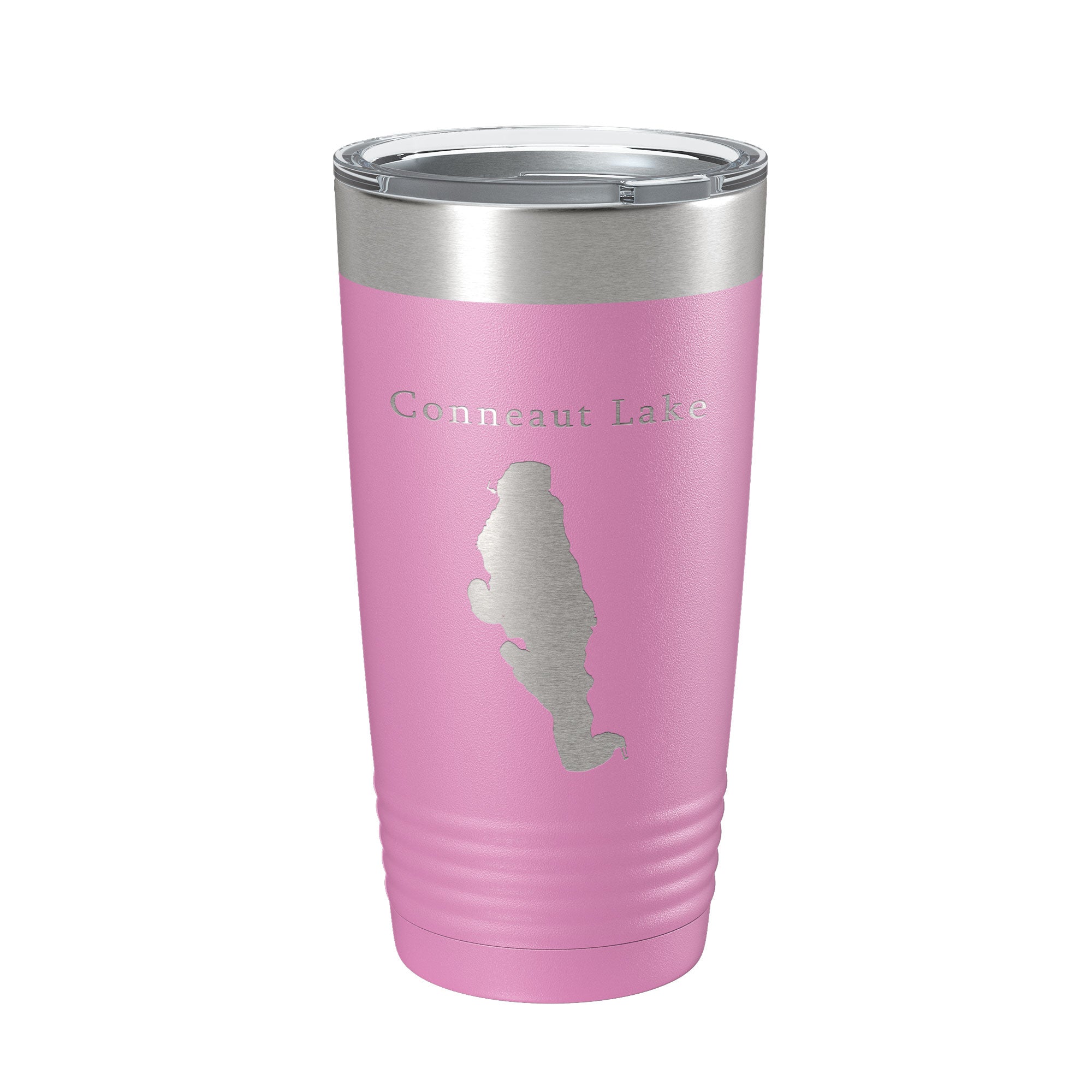 Conneaut Lake Map Tumbler Travel Mug Insulated Laser Engraved Coffee Cup Pennsylvania 20 oz
