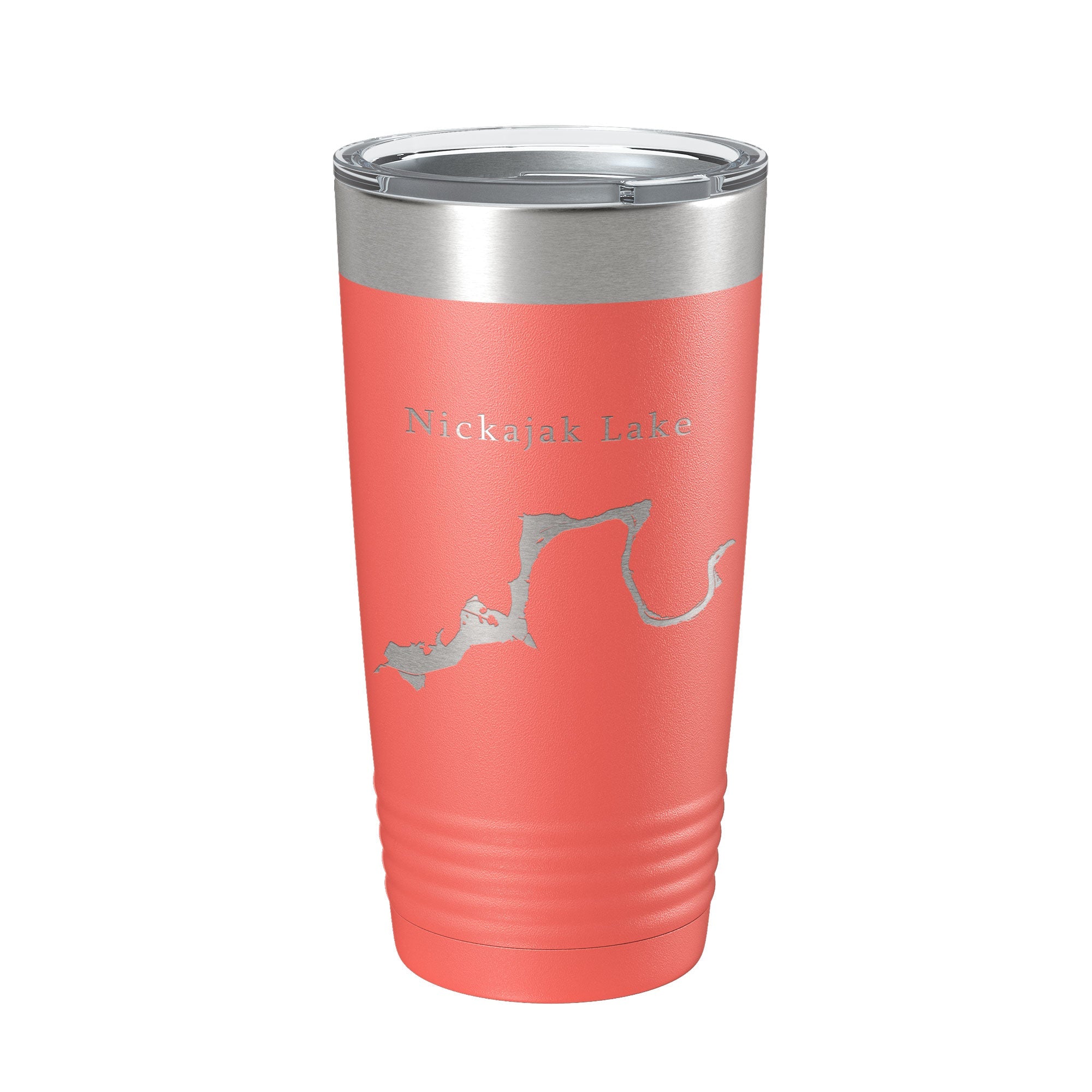 Nickajak Lake Map Tumbler Travel Mug Insulated Laser Engraved Coffee Cup Tennessee 20 oz