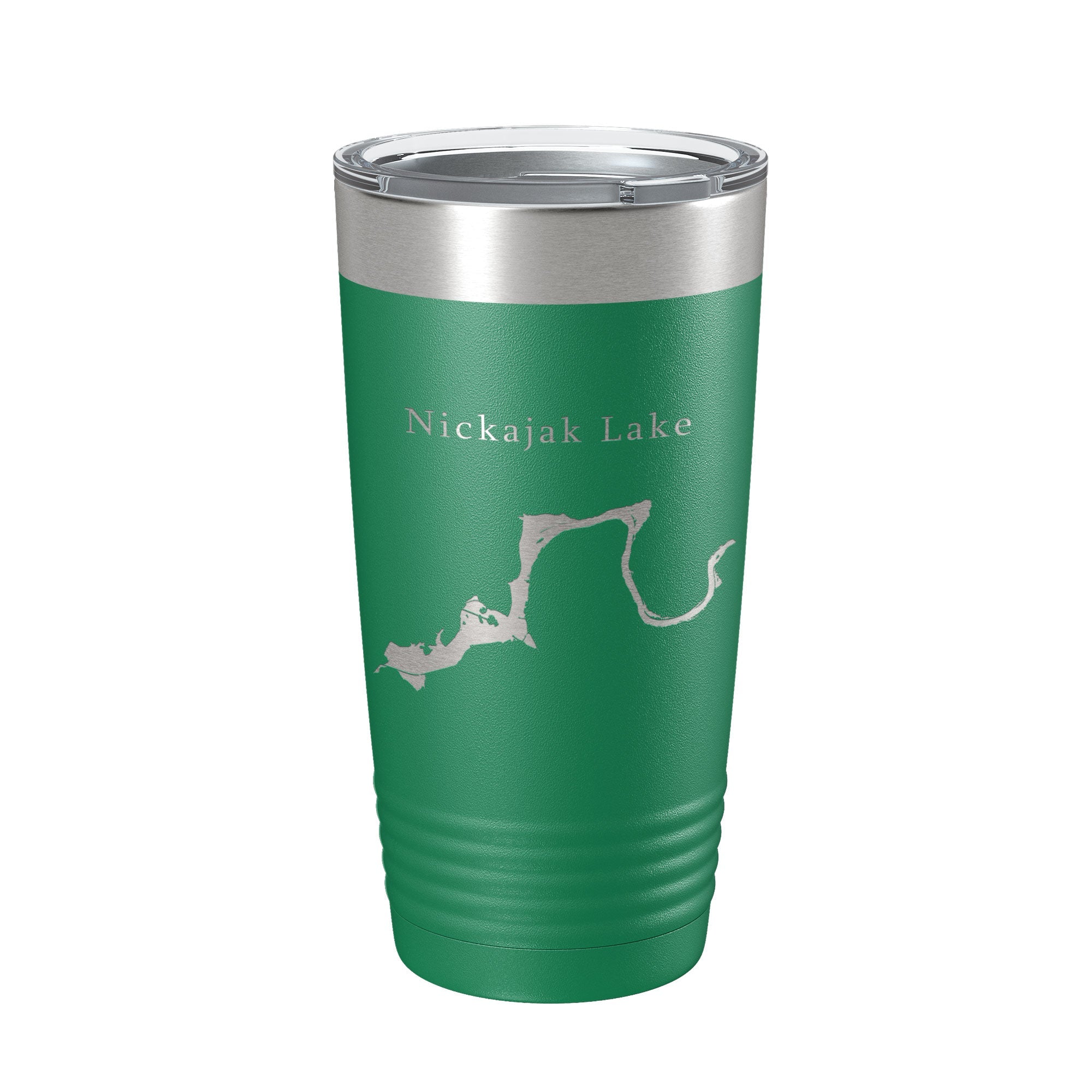 Nickajak Lake Map Tumbler Travel Mug Insulated Laser Engraved Coffee Cup Tennessee 20 oz