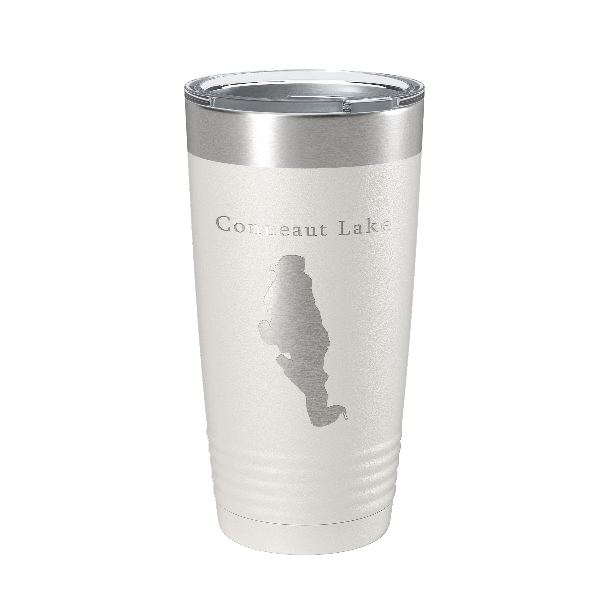 Conneaut Lake Map Tumbler Travel Mug Insulated Laser Engraved Coffee Cup Pennsylvania 20 oz