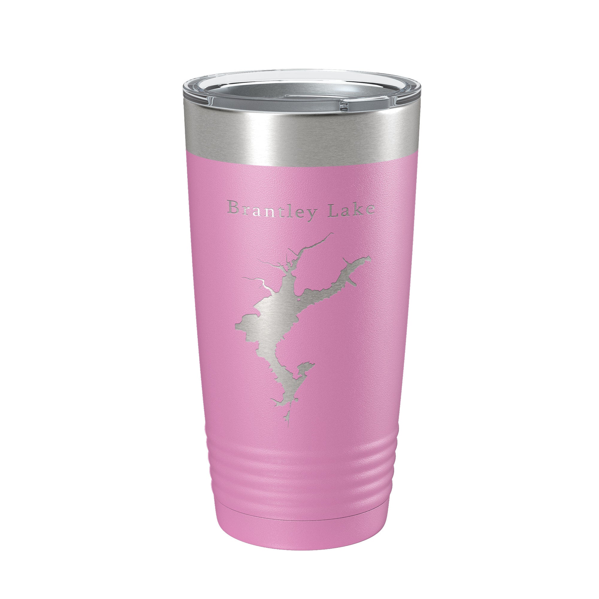Brantley Lake Map Tumbler Travel Mug Insulated Laser Engraved Coffee Cup New Mexico 20 oz