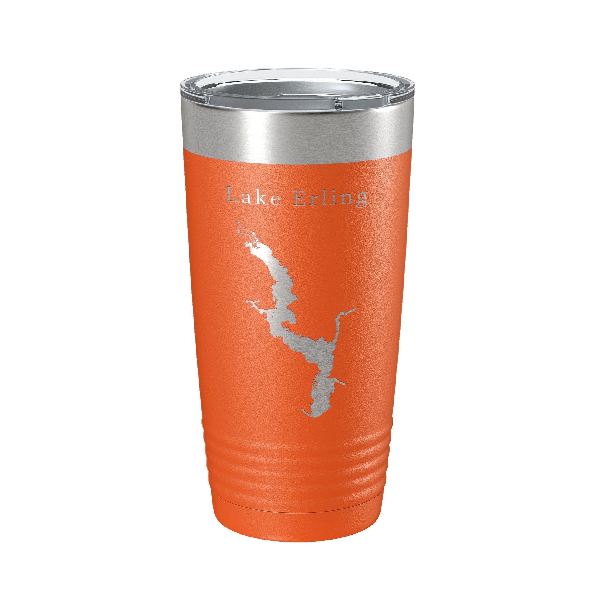 Lake Erling Map Tumbler Travel Mug Insulated Laser Engraved Coffee Cup Arkansas 20 oz