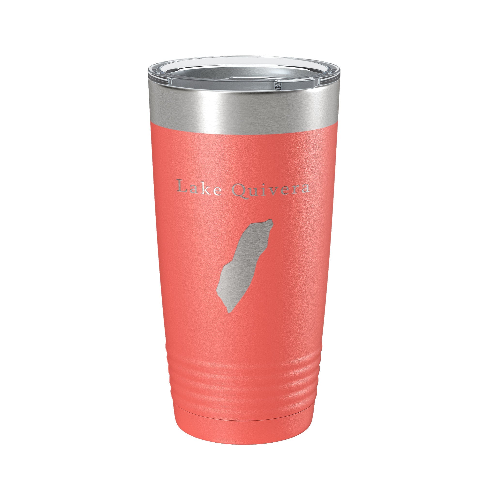 Lake Quivera Map Tumbler Travel Mug Insulated Laser Engraved Coffee Cup Colorado 20 oz