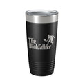 The Dinkfather Tumbler Funny Pickleball Travel Mug Insulated Laser Engraved Coffee Cup Pickle Ball Gift 20 oz