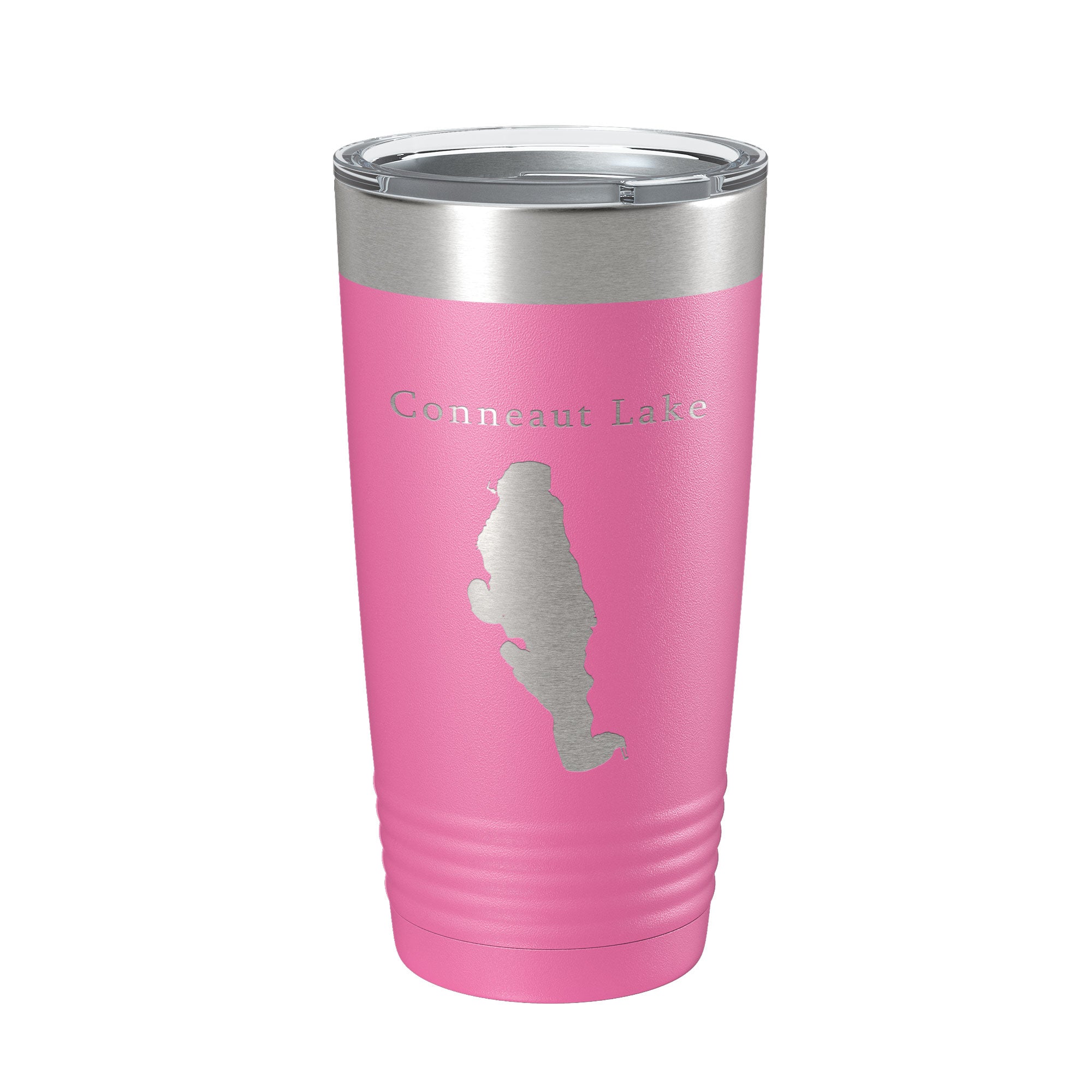 Conneaut Lake Map Tumbler Travel Mug Insulated Laser Engraved Coffee Cup Pennsylvania 20 oz